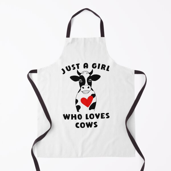 Item preview, Cute just a girl who loves cows funny cute animal cow gift for cow lovers designed and sold by HippoInkStudio.