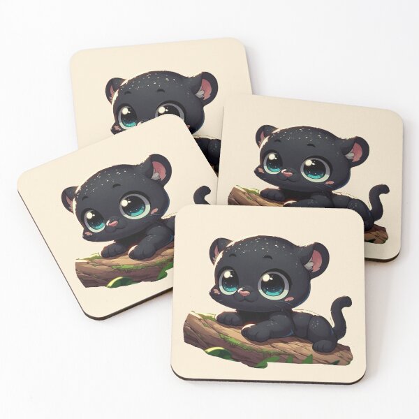 Item preview, Black Panther Chibi designed and sold by Myra365Art.