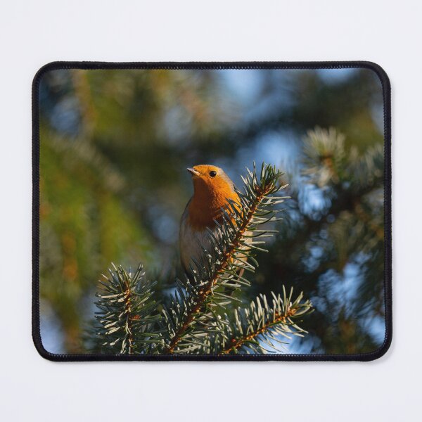 Item preview, Portrait of a little bird, robin - Erithacus rubecula designed and sold by ART-SUNRISE.