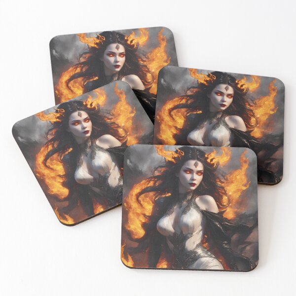 Item preview, Inferno, dark goddess of Hell  designed and sold by Spooky Witch Dream.