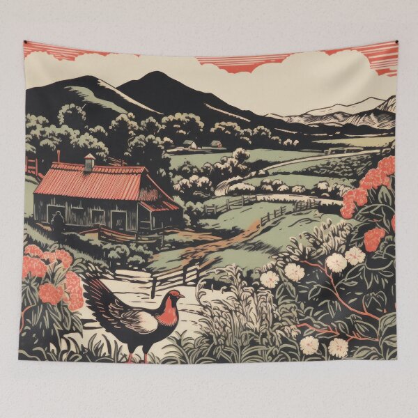 Item preview, Country life on the farm, retro designed and sold by Mauswohn.
