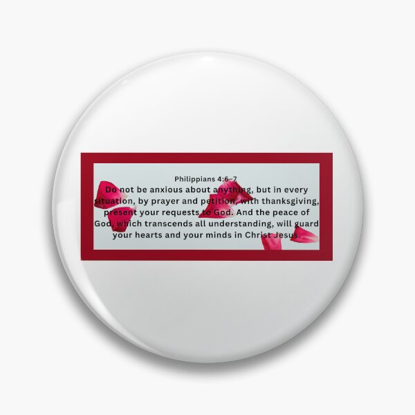 Item preview, Philippians 4:6-7 designed and sold by Cuteenhle.