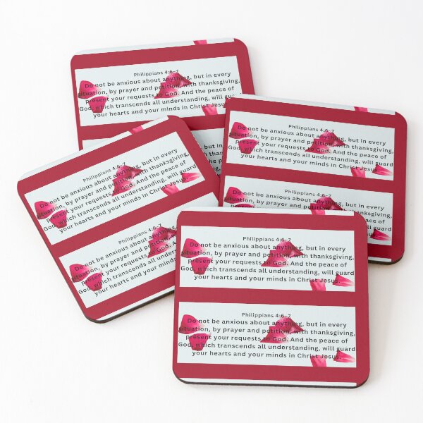 Item preview, Philippians 4:6-7 designed and sold by Cuteenhle.