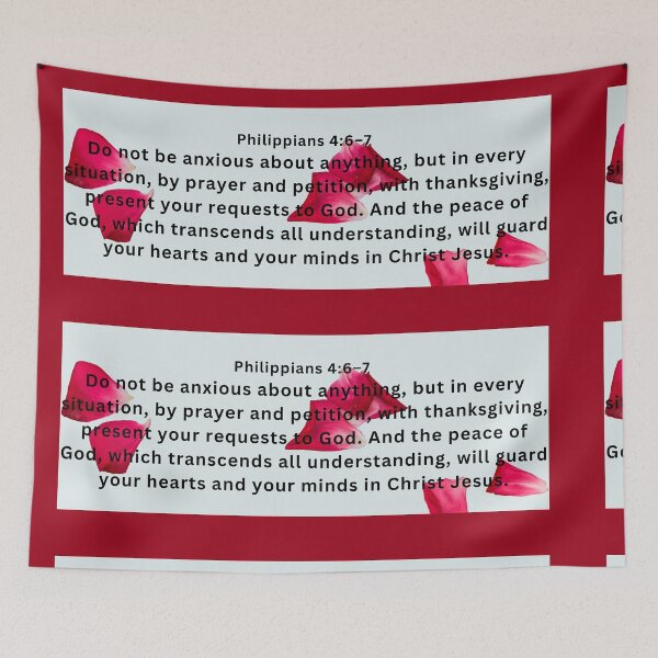 Item preview, Philippians 4:6-7 designed and sold by Cuteenhle.