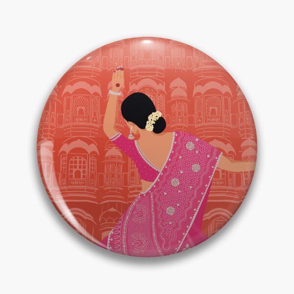 Item preview, Woman Dancing at Hawa Mahal Wall | Indian | Desi | South Asian designed and sold by RekhaRatnam.