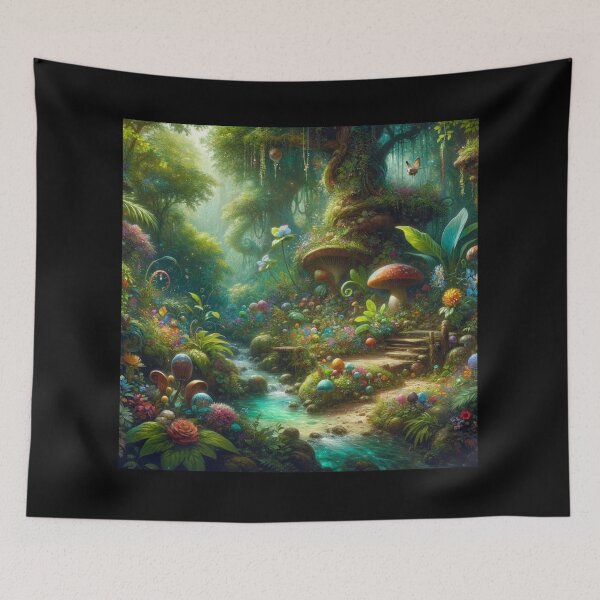 Item preview, Enchanted Forest Garden designed and sold by BestArtByArvind.