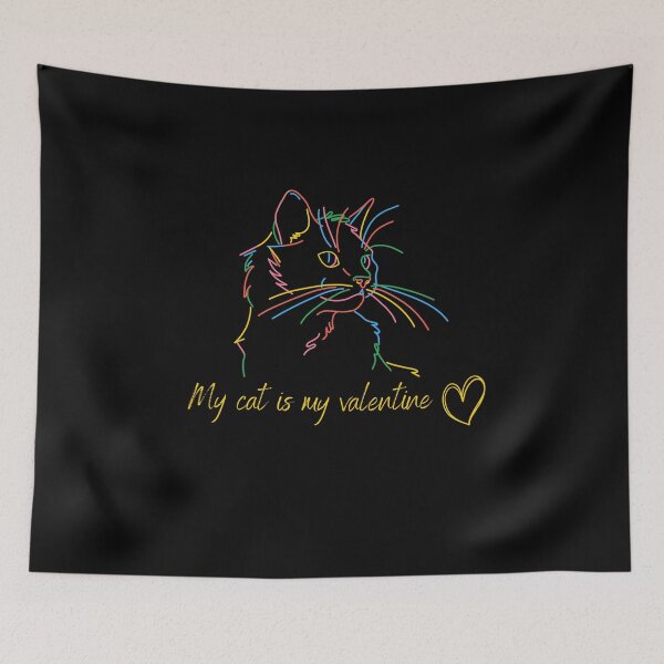Item preview,  My cat is my valentine designed and sold by Creativedsigna.
