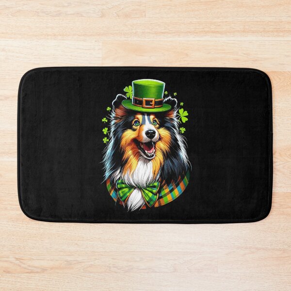 Item preview, Shetland Sheepdog St Patrick's Day Irish Leprechaun Clover Shamrock designed and sold by JoelFox165.