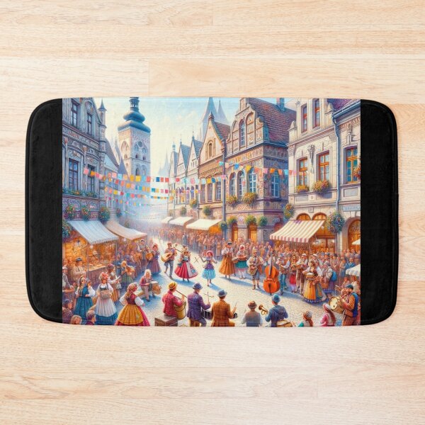 Item preview, Historic Town Street Festival designed and sold by BestArtByArvind.