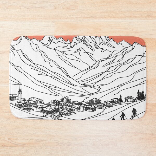 Item preview, Cervinia Ski Resort, Italy, Artwork designed and sold by ArtfulMiller.