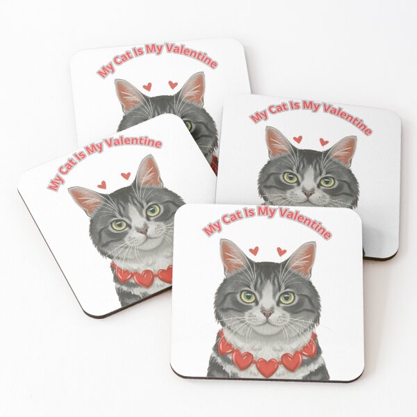 Item preview, My cat is my valentine designed and sold by byRobertsoN.