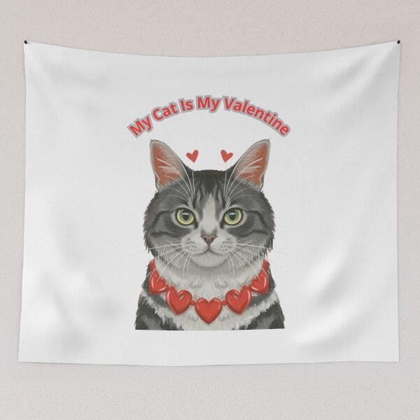 Item preview, My cat is my valentine designed and sold by byRobertsoN.