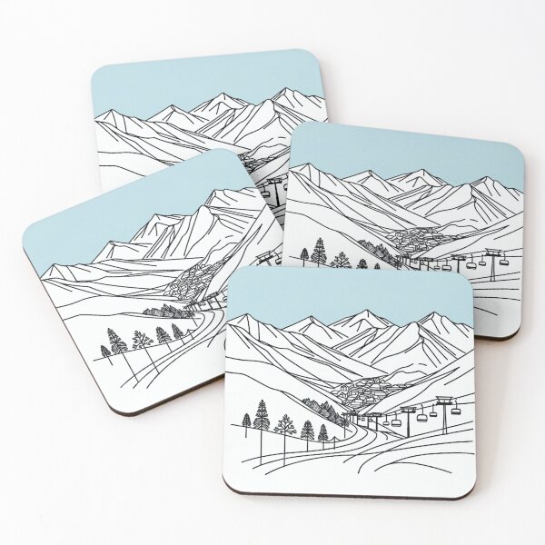 Item preview, Hakuba Ski Resort, Japan, Artwork designed and sold by ArtfulMiller.