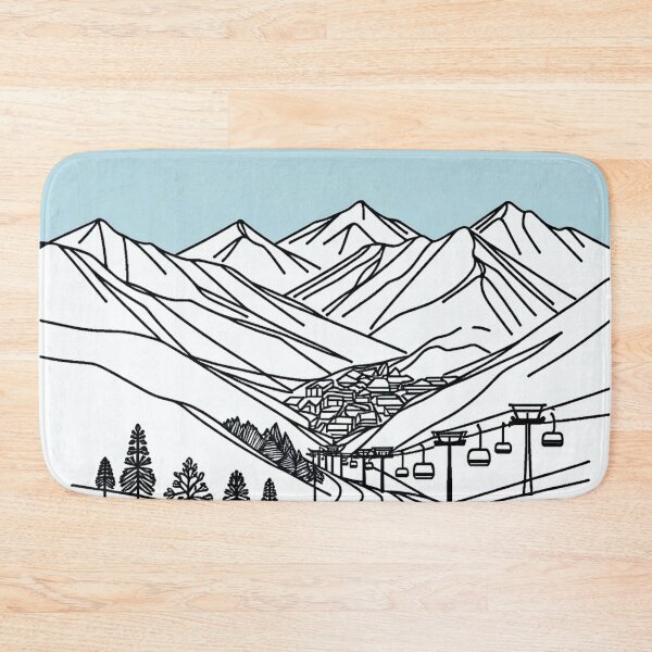 Item preview, Hakuba Ski Resort, Japan, Artwork designed and sold by ArtfulMiller.