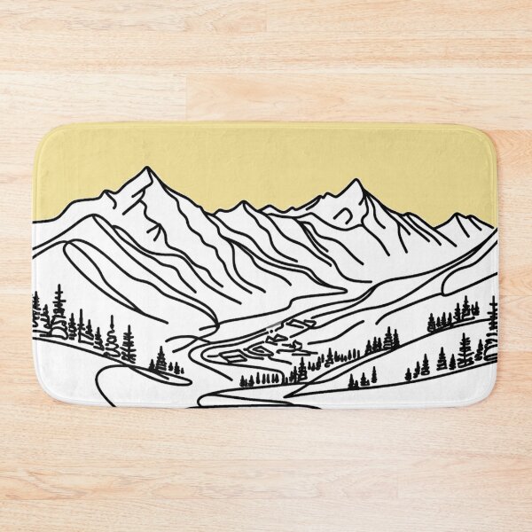 Item preview, Kicking Horse Ski Resort, Canada, Artwork designed and sold by ArtfulMiller.