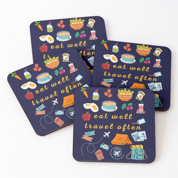 Item preview, Eat Well Travel Often designed and sold by AnulaArt.