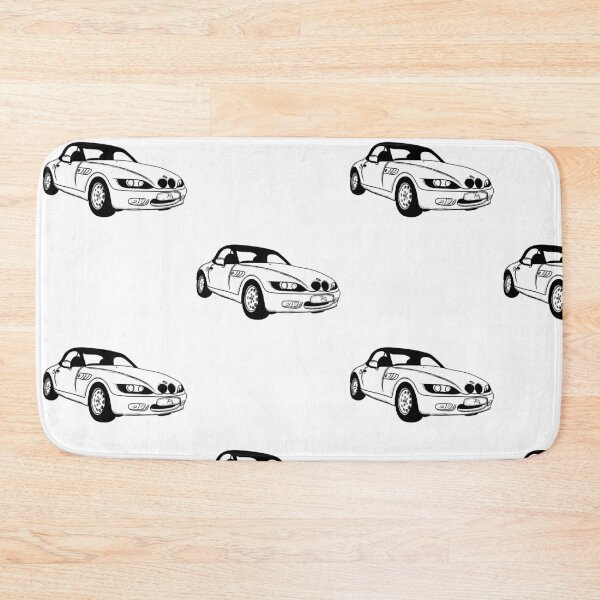 Item preview, #9 - German Roadster - The Ultimate Driving Machine by RL white background brushed style designed and sold by LCNT-ART.