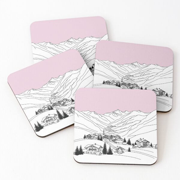 Item preview, Meribel's Ski Resort, France, Artwork designed and sold by ArtfulMiller.