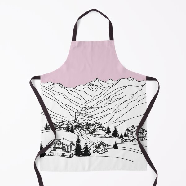 Item preview, Meribel's Ski Resort, France, Artwork designed and sold by ArtfulMiller.