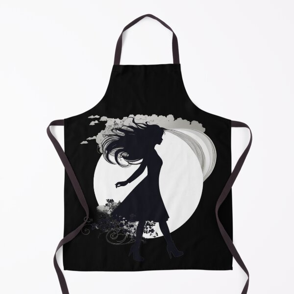 Item preview, a lady with moon wind flowers designed and sold by JangmiHorang.