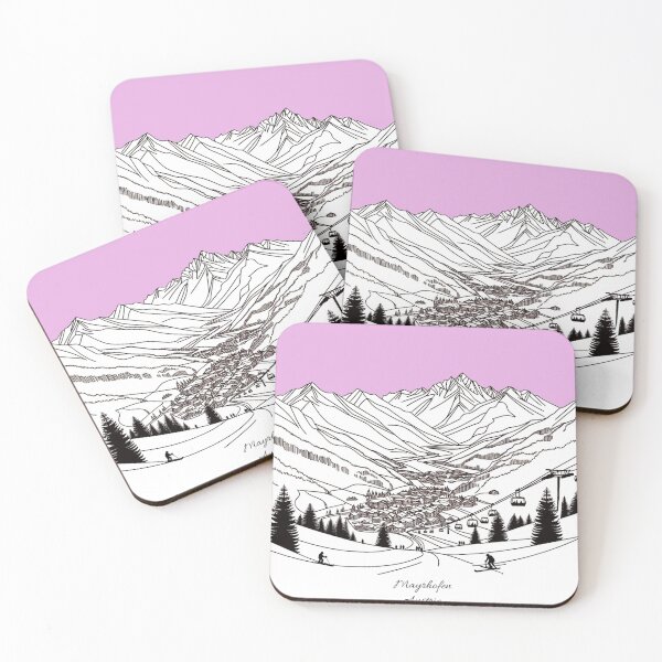 Item preview, Mayrhofen Ski Resort, Austria, Artwork designed and sold by ArtfulMiller.