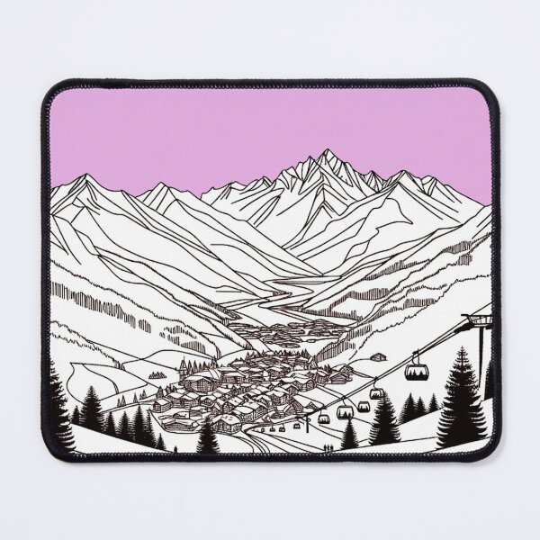 Item preview, Mayrhofen Ski Resort, Austria, Artwork designed and sold by ArtfulMiller.