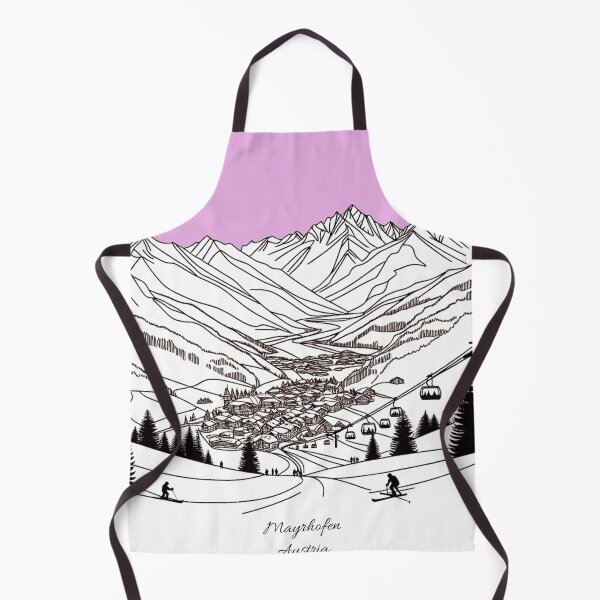 Item preview, Mayrhofen Ski Resort, Austria, Artwork designed and sold by ArtfulMiller.