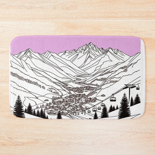 Item preview, Mayrhofen Ski Resort, Austria, Artwork designed and sold by ArtfulMiller.