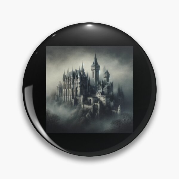 Artikelvorschau, Gothic Castle im Nebel entworfen und verkauft von BestArtByArvind.