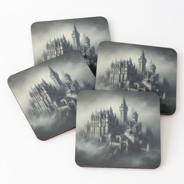 Item preview, Gothic Castle in the Fog designed and sold by BestArtByArvind.