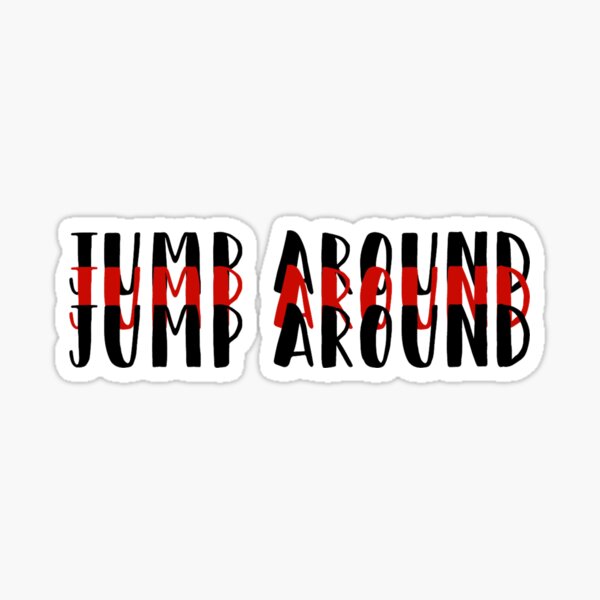 University of Wisconsin- Jump Around Sticker