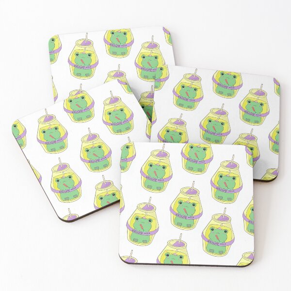 Item preview, frog submerged in korean yogurt drink  designed and sold by Seojuandfriends.