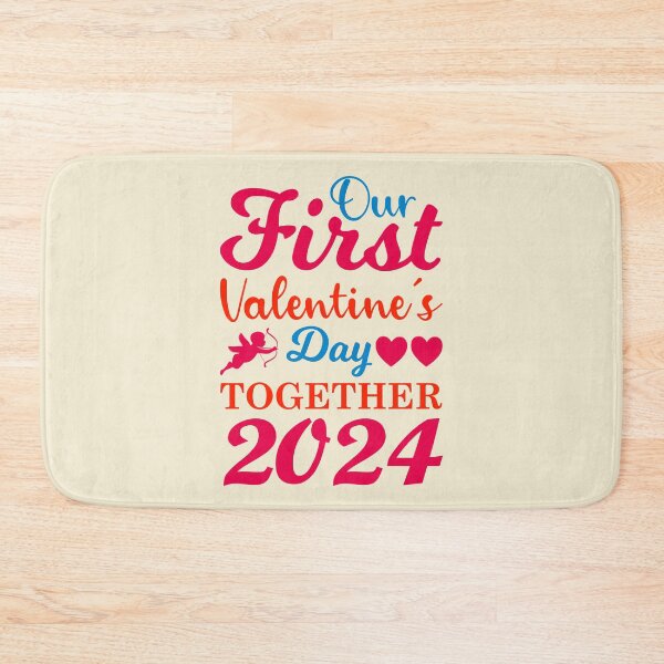 Item preview, Our First Valentine's Day 2024 - Commemorative Design designed and sold by FEBRICAST.