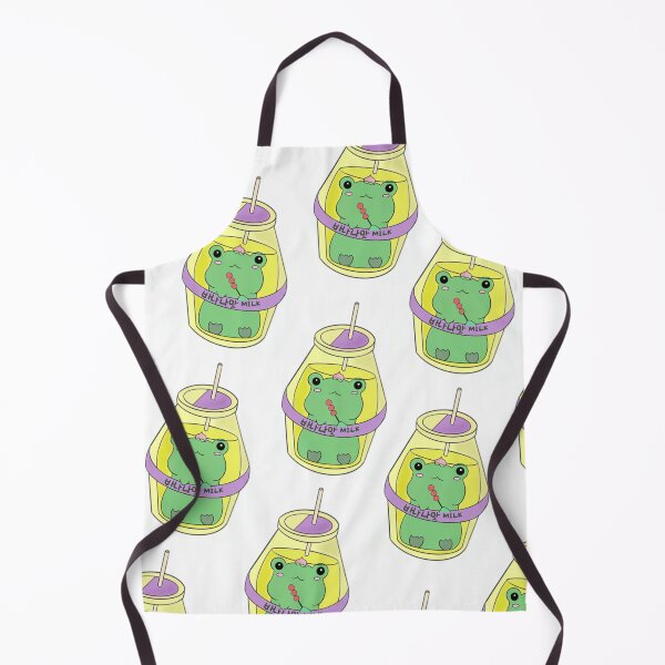 Item preview, frog submerged in korean yogurt drink  designed and sold by Seojuandfriends.