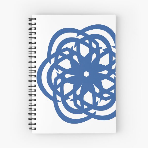Item preview, blue Sakura flower, simple logo round circle designed and sold by pipikijung.