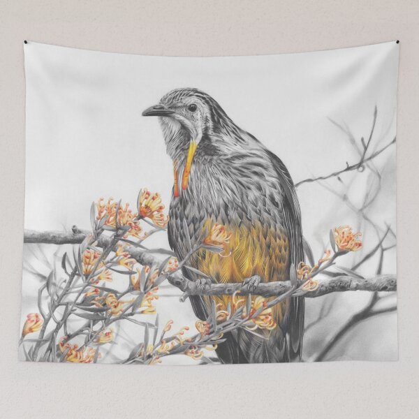 Item preview, Yellow Wattlebird designed and sold by Fiona Francois.