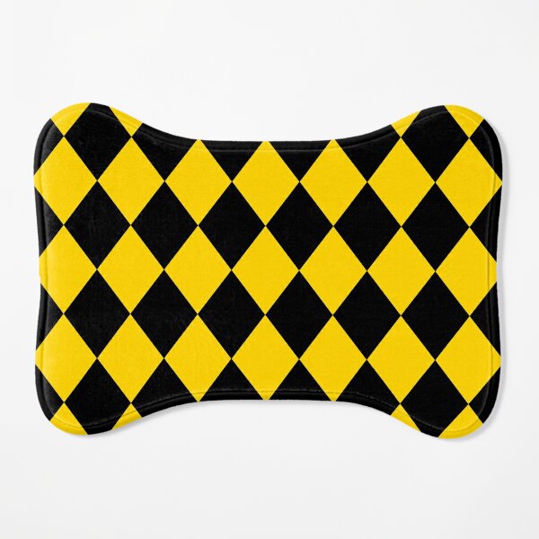 Black and Yellow Harlequin Pattern | Leggings