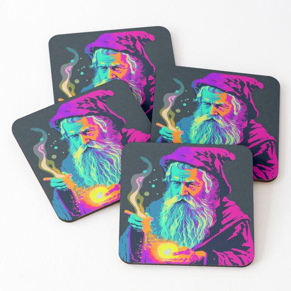 Item preview, Wizard Casting a Spell Pop Art 3 designed and sold by AstroRisq.