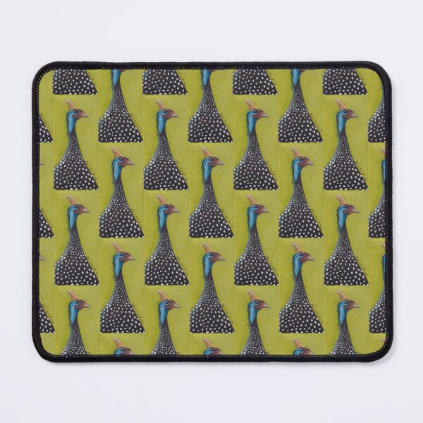 Item preview, guinea fowl on bright background designed and sold by Beverley Young.