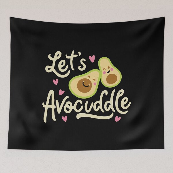 Item preview, Let's Avocuddle Cuddle lover Avocado Valentines Love designed and sold by w1ckerman.