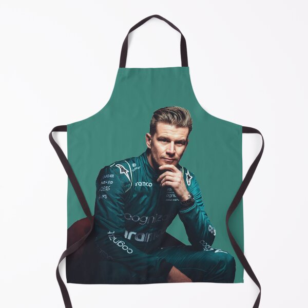 Item preview, Nico Hulkenberg F1 Driver in Aston Martin F1 Team Kit Kevin Magnussen Haas F1 Team designed and sold by FormulaGTee1.