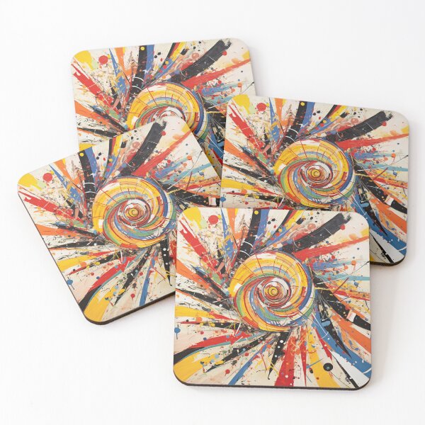 Item preview, Artistic design Cosmic Chaos Colors Painting designed and sold by VivaVibeStyle.