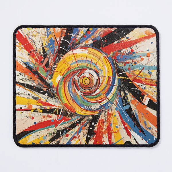 Item preview, Artistic design Cosmic Chaos Colors Painting designed and sold by VivaVibeStyle.