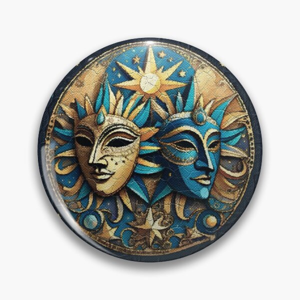 Item preview,  Venetian mask Sun and moon (cracked). designed and sold by MirBer.