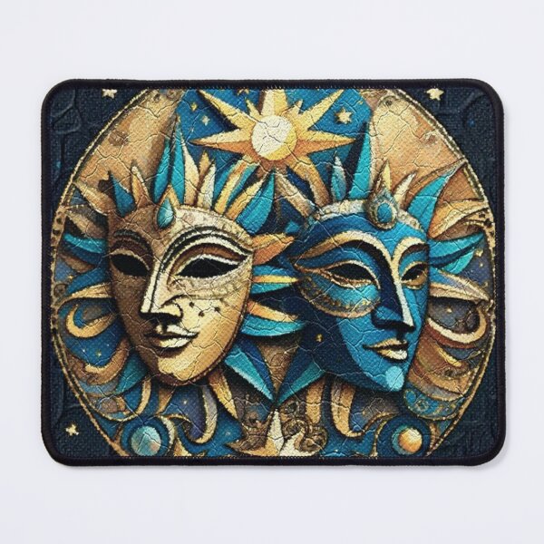 Item preview,  Venetian mask Sun and moon (cracked). designed and sold by MirBer.