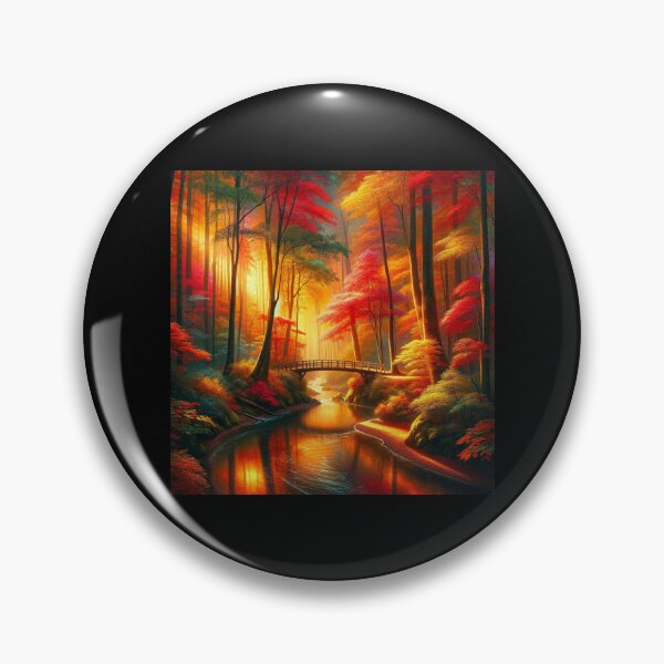 Artikelvorschau, Herbst River Reverie entworfen und verkauft von BestArtByArvind.