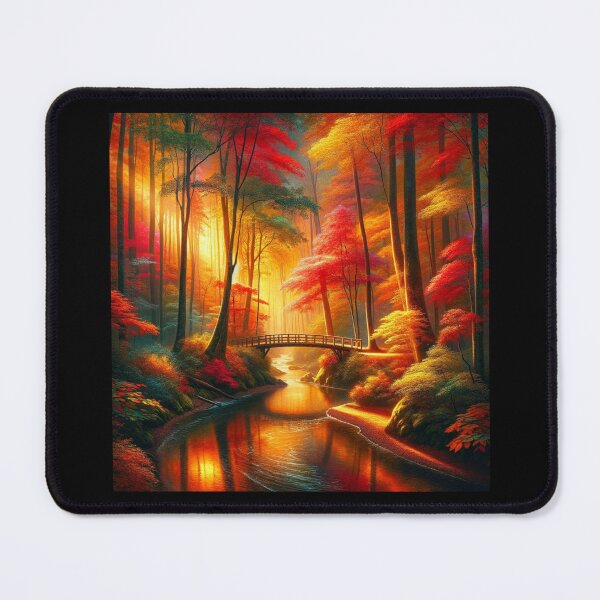 Item preview, Autumn River Reverie designed and sold by BestArtByArvind.