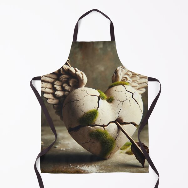 Item preview, Heart with wings: love overcoming cracks. designed and sold by Lyavalio.