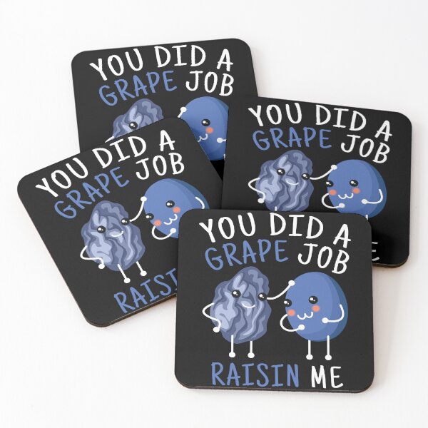 Item preview, Grape Job Raisin Grapes designed and sold by MooonTees.