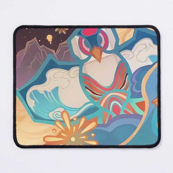 Item preview, Travel Notes: Vivid Flight Genshin Impact Namecard designed and sold by kazatodoesart.